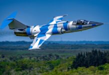 F-104’ler ‘gökyüzünde rüzgar tüneli’ oldu